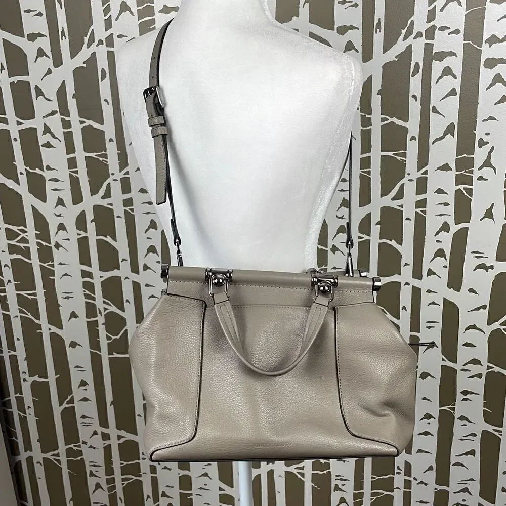 Vince Camuto Carla Grey Multi Snake Satchel